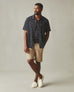 Men's Resort Shirt - Black White Print